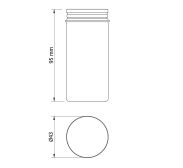 Zestaw 12 okrągłych słoiczków 120 ml na przyprawy do kuchni - 2