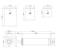 Worki próżniowe na ubrania duży zestaw 15 szt. zestaw z pompką ręczną (5x 60x50 cm, 5x 80x60 cm, 5x 120x80 cm) - 4