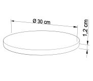 Podkład pod tort Ø 30 cm okrągły - 2