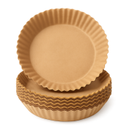 WKŁAD AIR FRYER PAPIER DO FRYTKOWNICY BEZTŁUSZCZOWEJ 20 CM, 100 SZTUK - 3