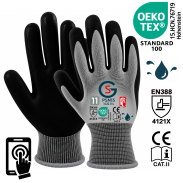 Rękawice robocze olejoodporne GS PSN15 Touch Screen 11-XXL - 3