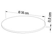 Podkład pod tort Ø 35 cm okrągły - 2