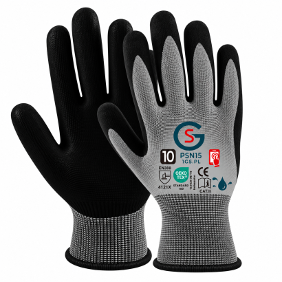 Rękawice robocze olejoodporne GS PSN15 Touch Screen 10-XL