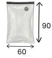 WOREK PRÓŻNIOWY 60 x 90 CM NA UBRANIA, POŚCIEL, MOCNY GRUBY