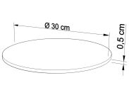 Podkład pod tort Ø 30 cm okrągły - 2