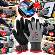 Rękawice robocze lateksowe GS PL130 Touch Screen 9-L - 2