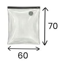 WOREK PRÓŻNIOWY 60 x 70 CM NA UBRANIA, POŚCIEL, MOCNY GRUBY