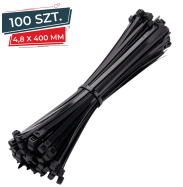 Opaski zaciskowe kablowe 4,8 x 400 mm - 3