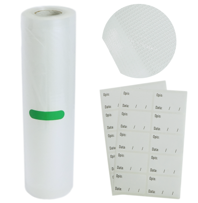 18x1000 cm folia moletowana w rękawie