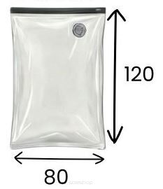 WOREK PRÓŻNIOWY 80 x 120 CM NA UBRANIA, POŚCIEL, MOCNY GRUBY