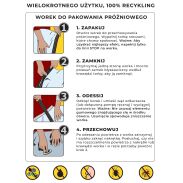 WORKI PRÓŻNIOWE 100 x 70 CM 10 SZTUK, NA KURTKI, GARNITURY, DO SZAFY MOCNE GRUBE - 5