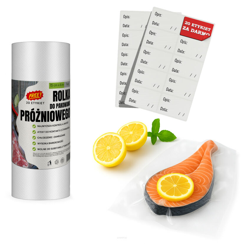 15x600 cm folia moletowana w rękawie