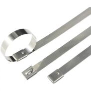 Opaski zaciskowe metalowe 4,6 x 300 mm - 4