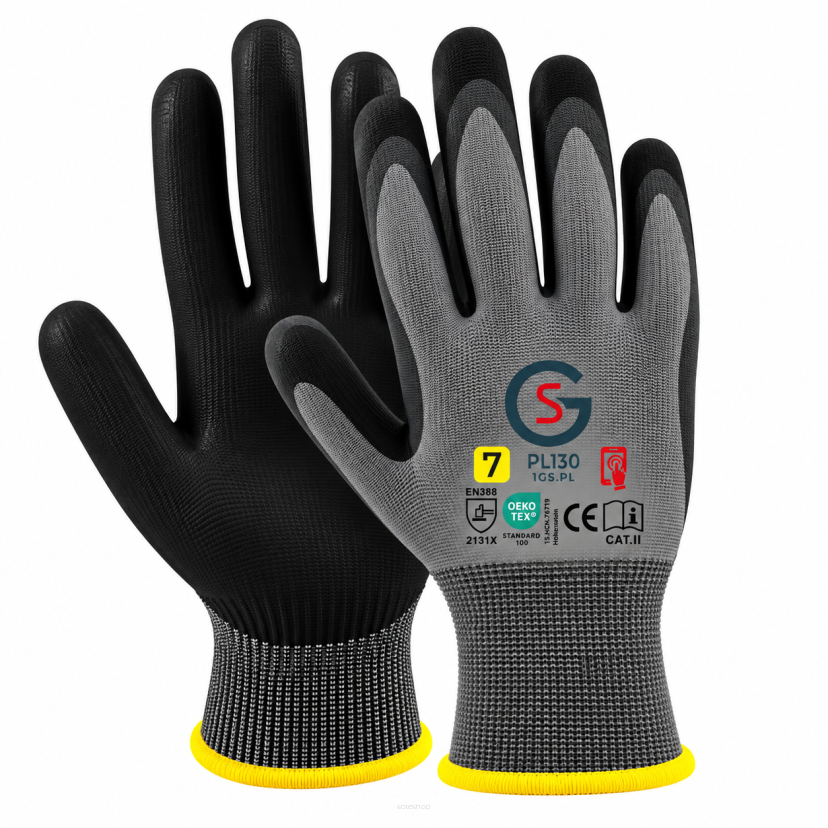 Rękawice robocze lateksowe GS PL130 Touch Screen 7-S