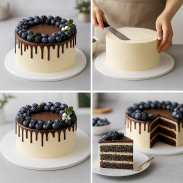 Podkład pod tort Ø 20 cm okrągły - 4